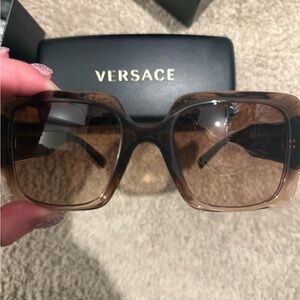 Versace Gradient Brown Sunglasses